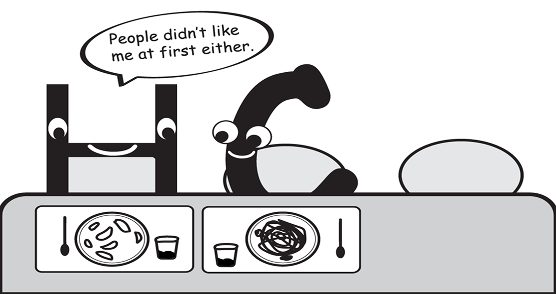 Picture of Comic Sans becoming friends with Helvetica.